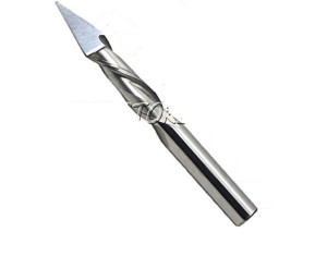 Frez grawerski węglik 2P spiralny 30 0,3mm 3,175mm