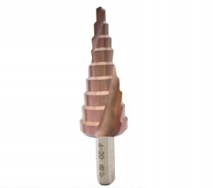 Wiertło stopniowe spiralne 4mm - 20mm M35 HSS