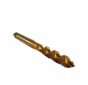 Gwintownik Maszynowy spiralny HSS TiN M3x0.5