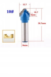 Frez wielopromieniowy 12,7mm 8mm DREWNO