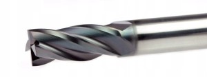 Frez węglik VHM promieniowy 4P 12mm R0.5 TiAlN