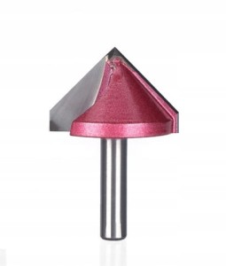 Frez do drewna V-type 32mm 90 stopni chwyt 8mm